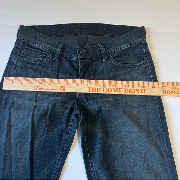 7 for all mankind women’s jeans size 26 flared bottom low rise ginger - Picture 12 of 12